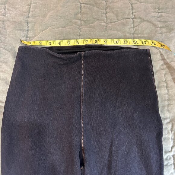 Lysse off Black Denim leggings with braided ankle detail size L - Picture 6 of 6